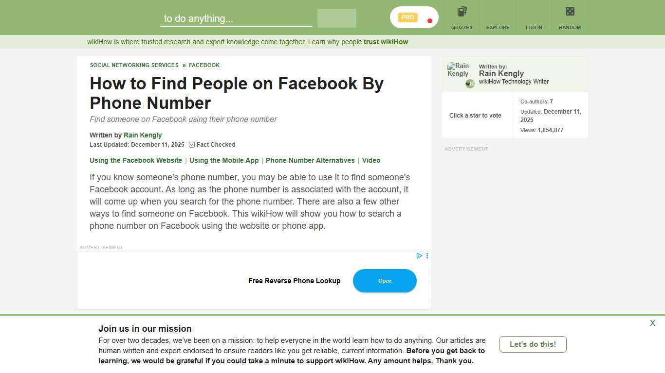 How to Search a Phone Number on Facebook: Desktop & Mobile